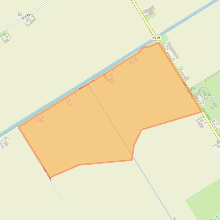 Kaart van postcodegebied 8317RC.