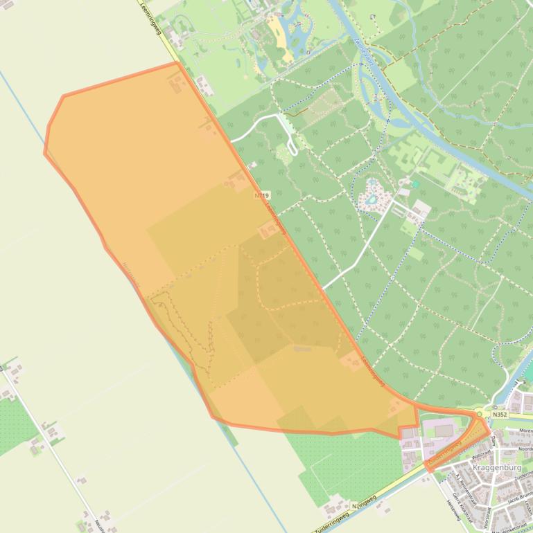 Kaart van postcodegebied 8317RE.