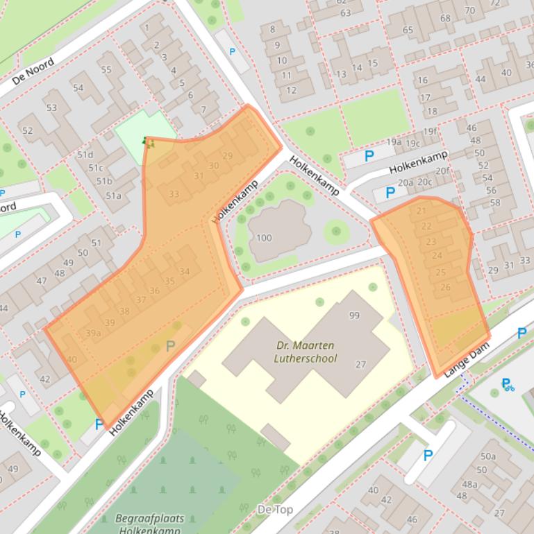 Kaart van postcodegebied 8321AV.