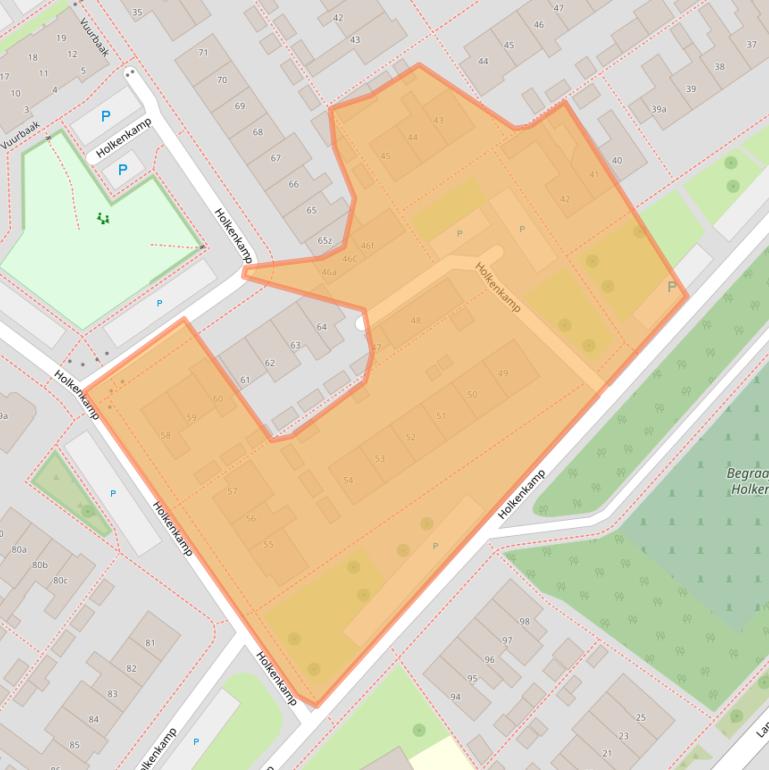 Kaart van postcodegebied 8321AW.