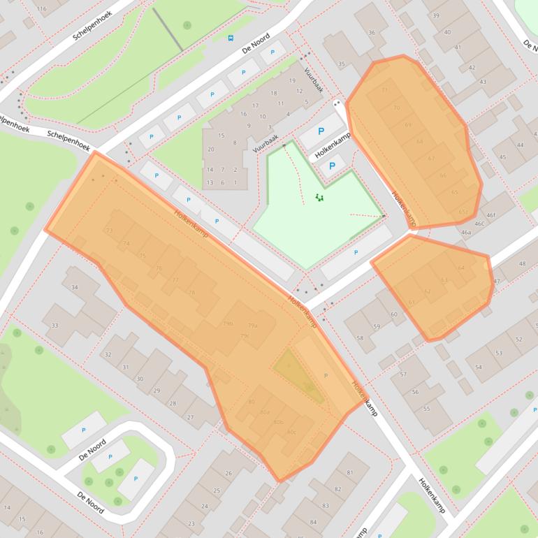 Kaart van postcodegebied 8321AX.