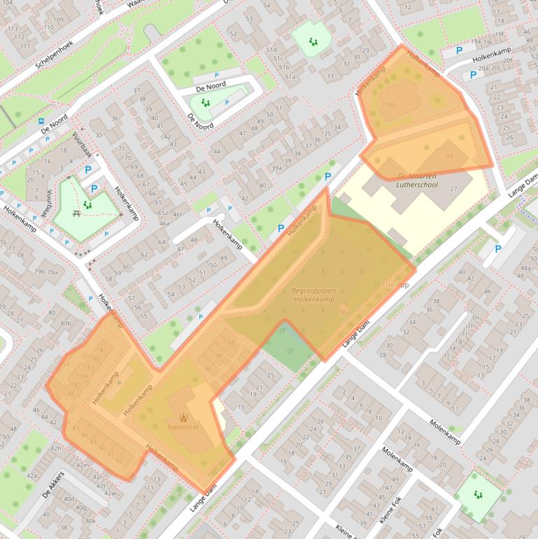 Kaart van postcodegebied 8321AZ.