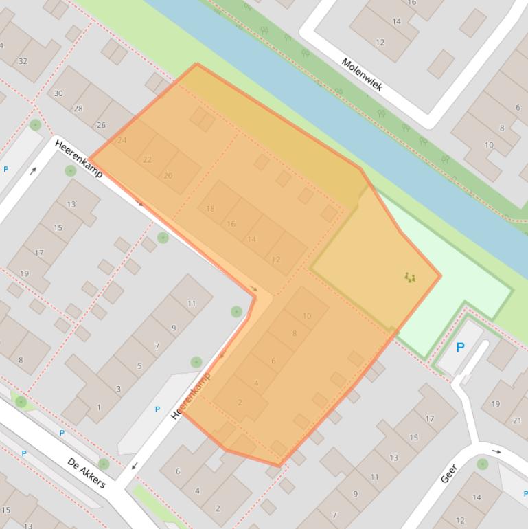 Kaart van postcodegebied 8321BX.