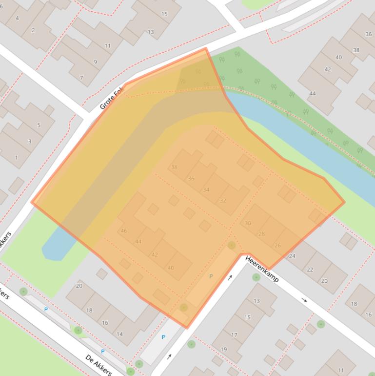 Kaart van postcodegebied 8321BZ.