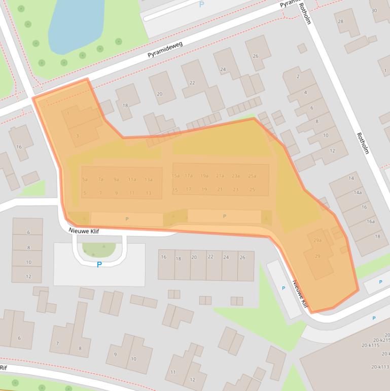Kaart van postcodegebied 8321DM.
