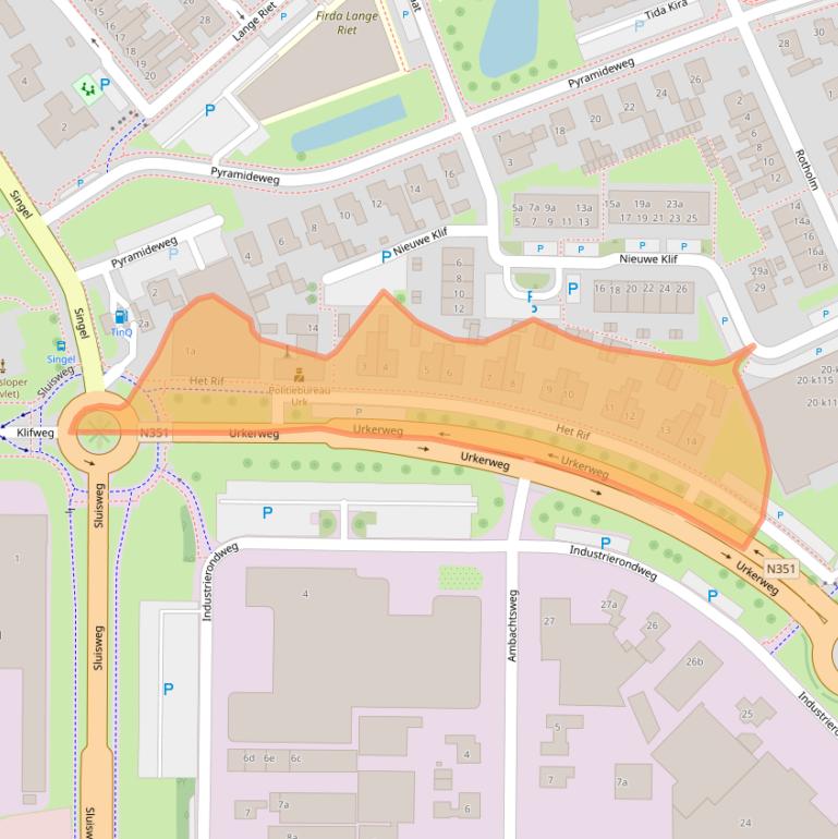 Kaart van postcodegebied 8321DS.
