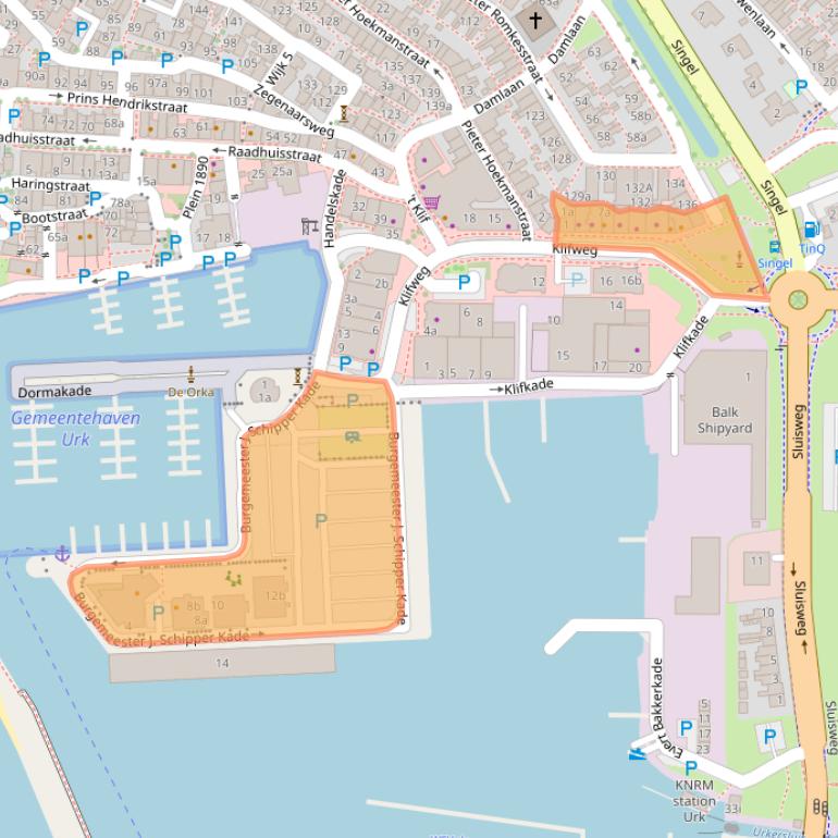 Kaart van postcodegebied 8321EH.