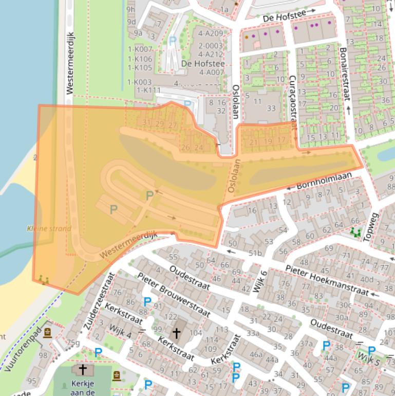 Kaart van postcodegebied 8321GW.