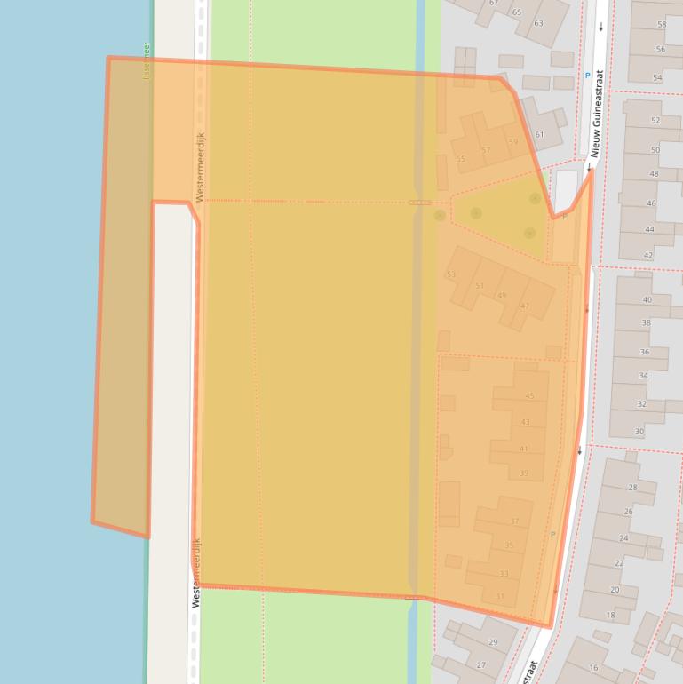 Kaart van postcodegebied 8321HL.