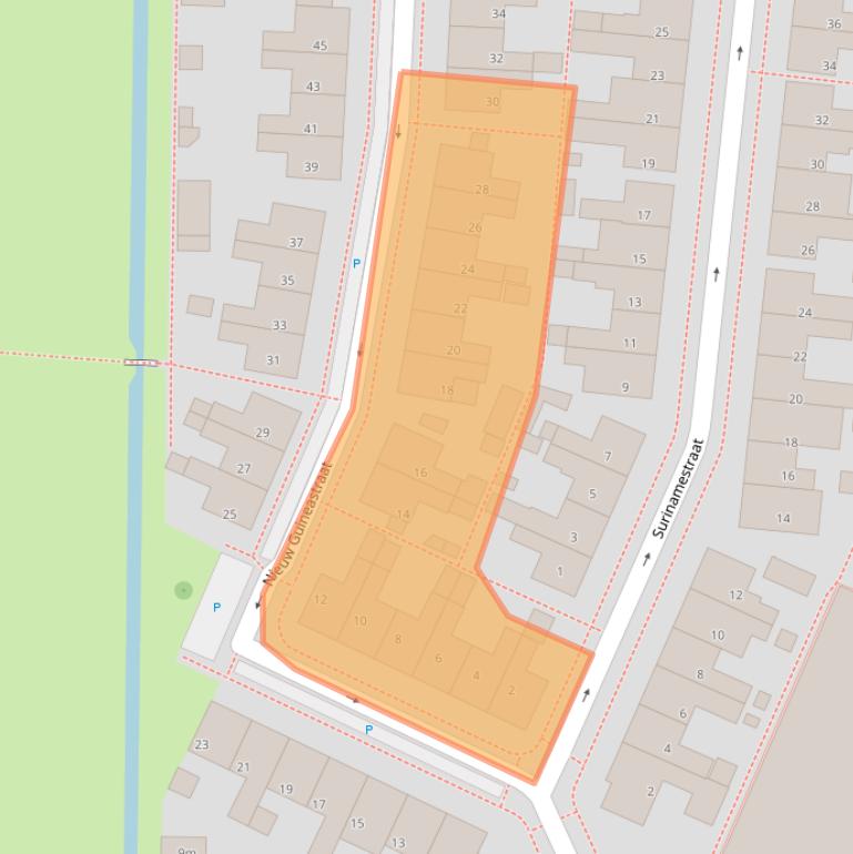 Kaart van postcodegebied 8321HN.