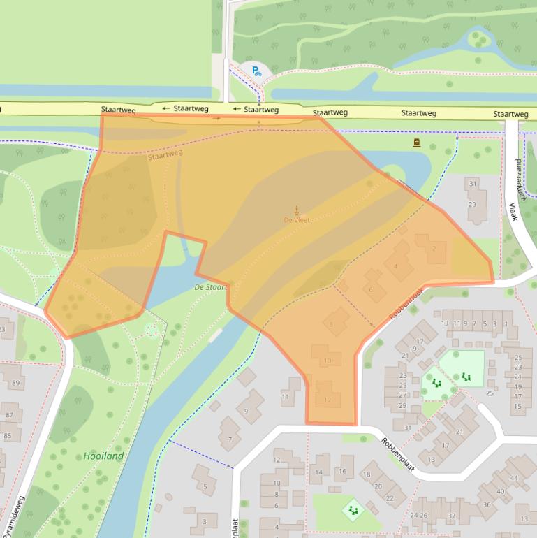Kaart van postcodegebied 8321PK.