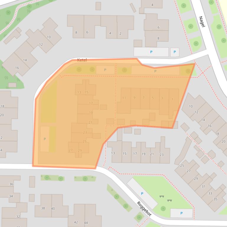 Kaart van postcodegebied 8321RE.