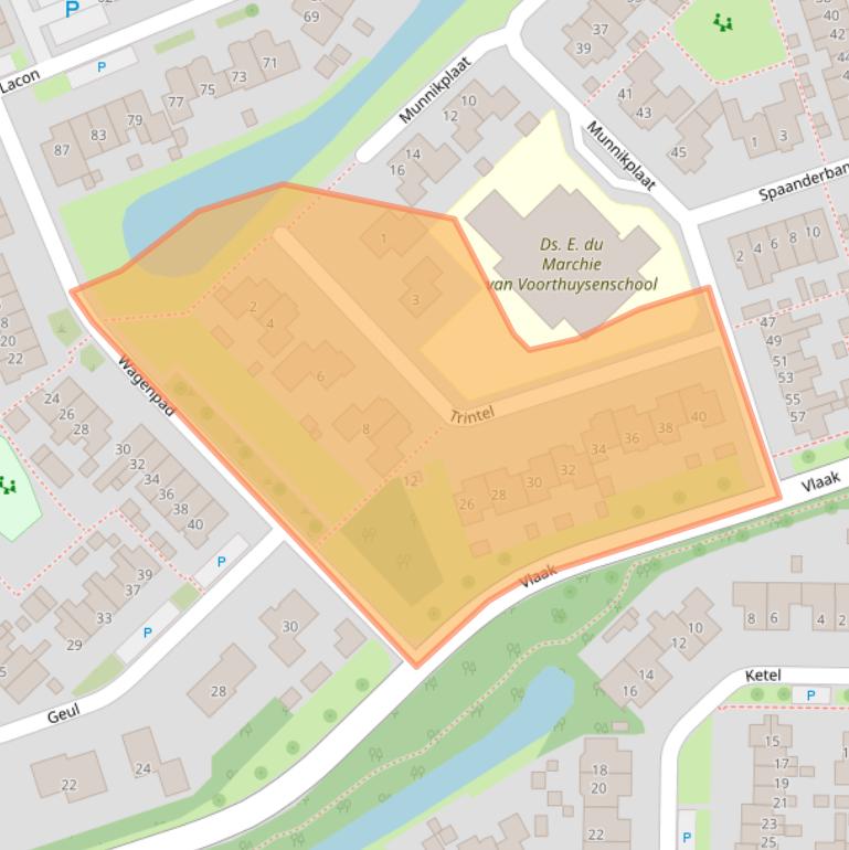 Kaart van postcodegebied 8321RH.