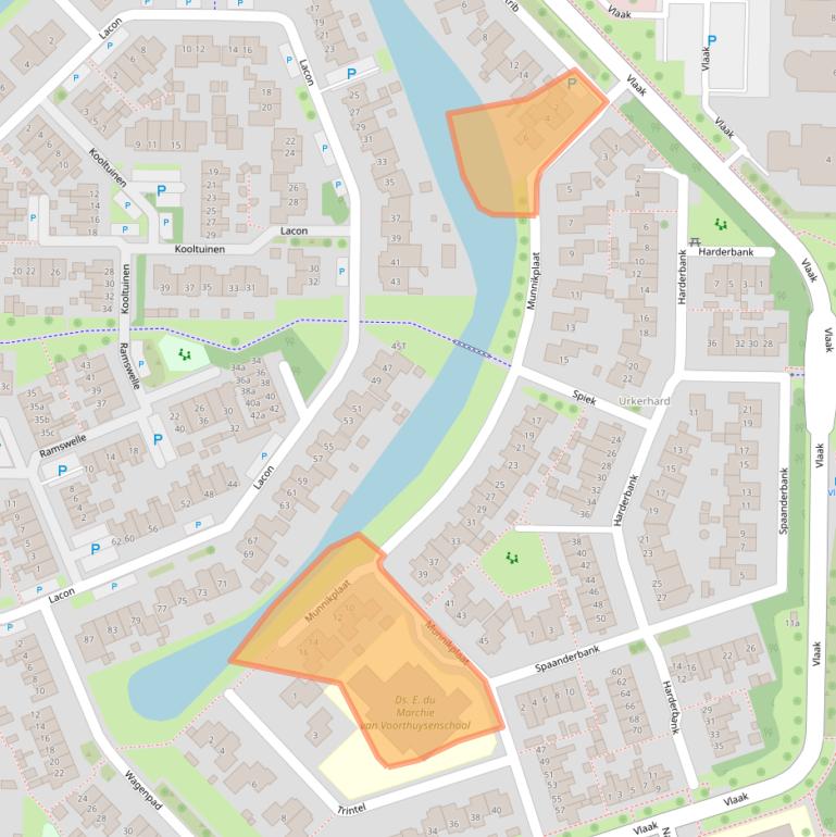 Kaart van postcodegebied 8321RJ.