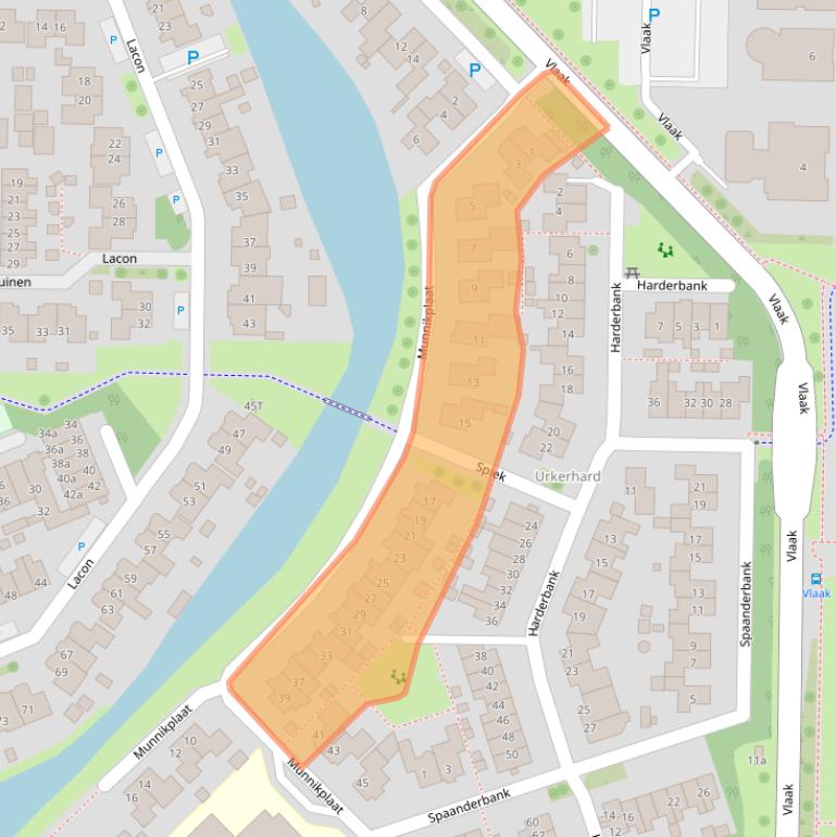 Kaart van postcodegebied 8321RN.