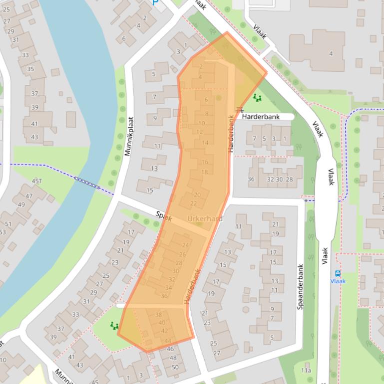 Kaart van postcodegebied 8321RP.