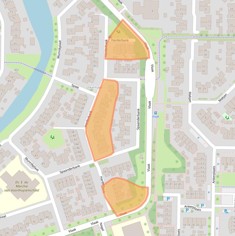 Kaart van postcodegebied 8321RS.