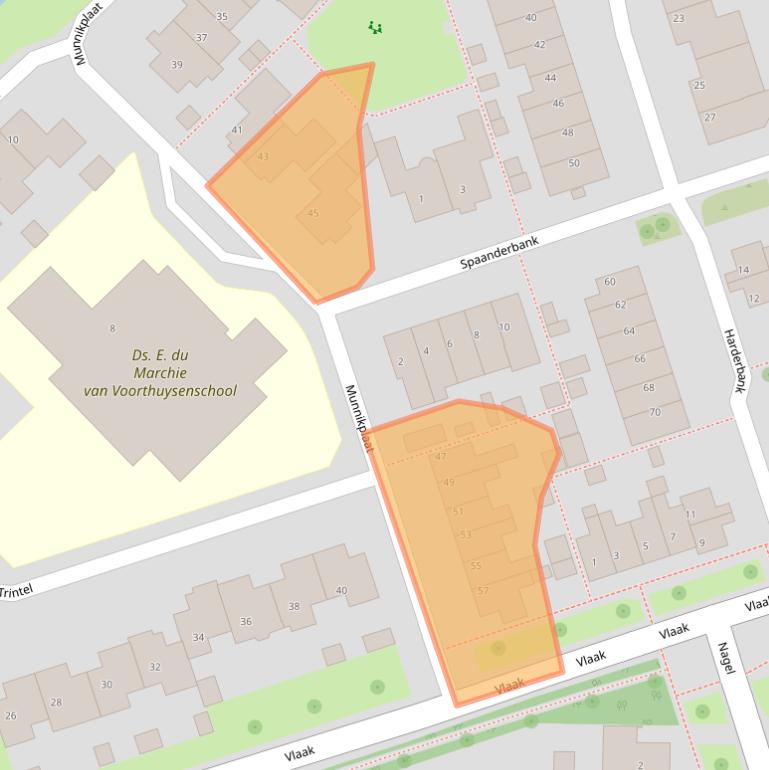 Kaart van postcodegebied 8321RW.