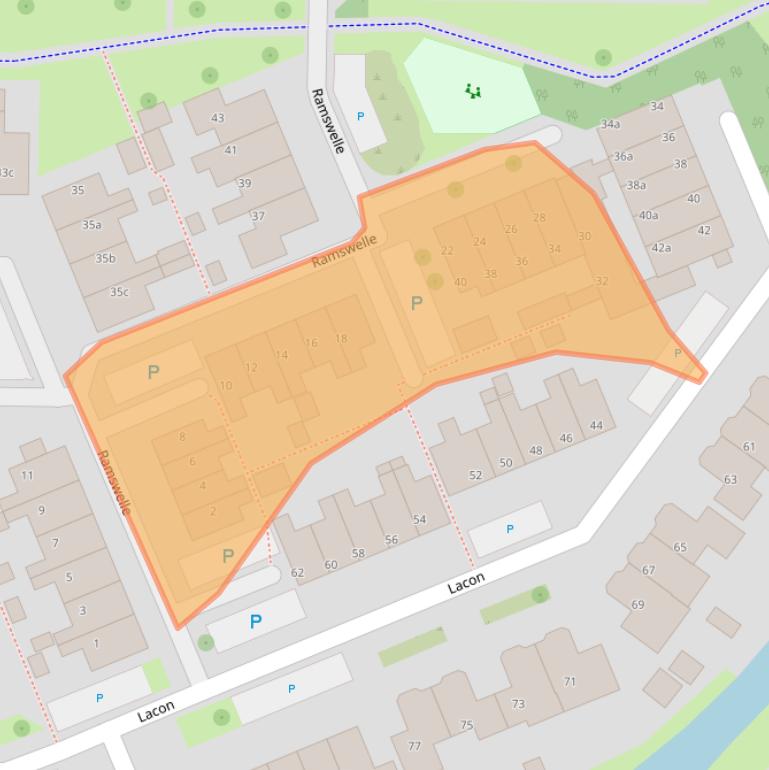 Kaart van postcodegebied 8321SK.