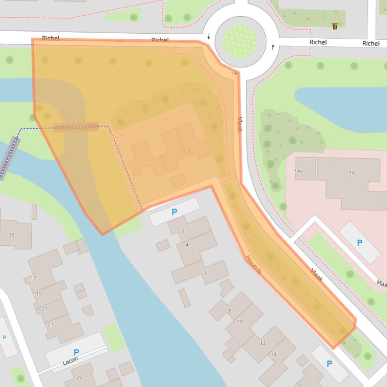 Kaart van postcodegebied 8321SM.