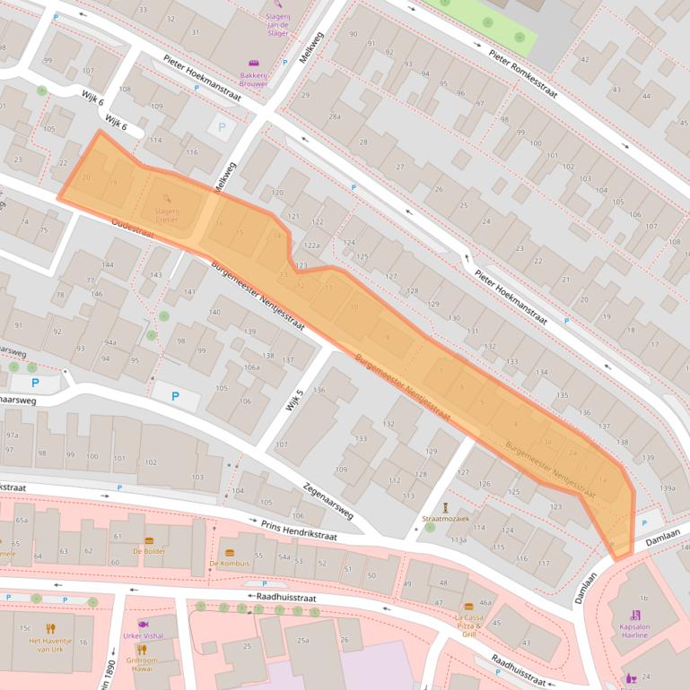 Kaart van postcodegebied 8321VA.