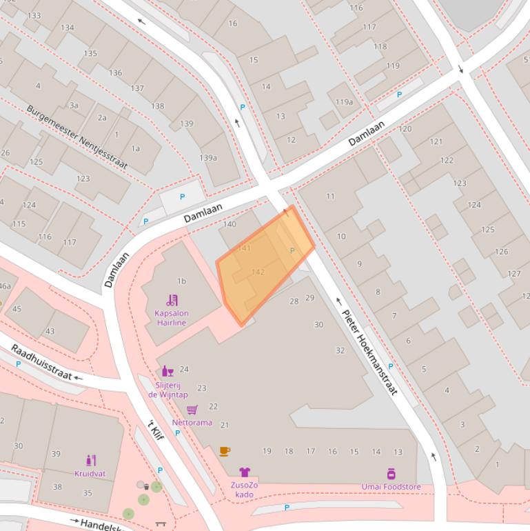 Kaart van postcodegebied 8321VJ.