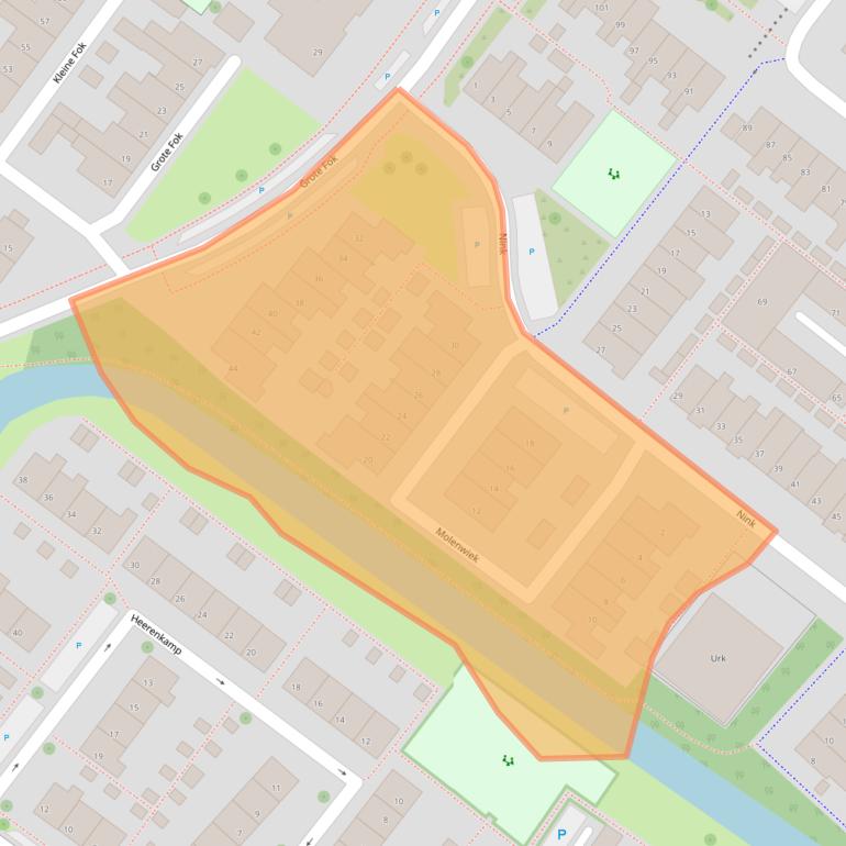Kaart van postcodegebied 8321VV.