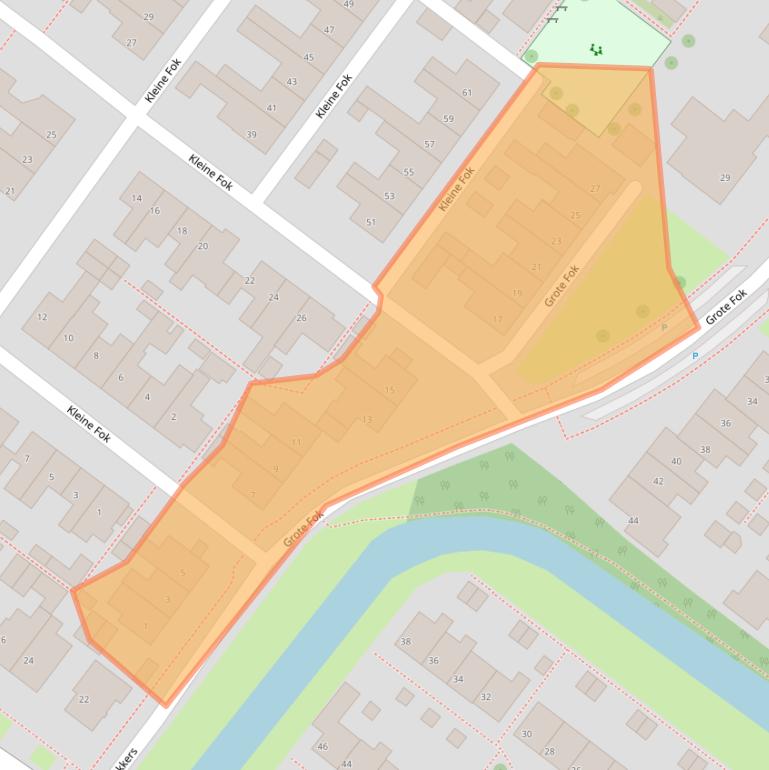 Kaart van postcodegebied 8321VX.