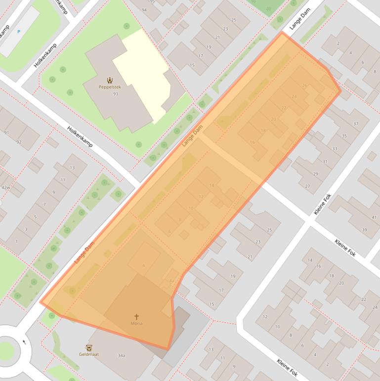 Kaart van postcodegebied 8321XV.