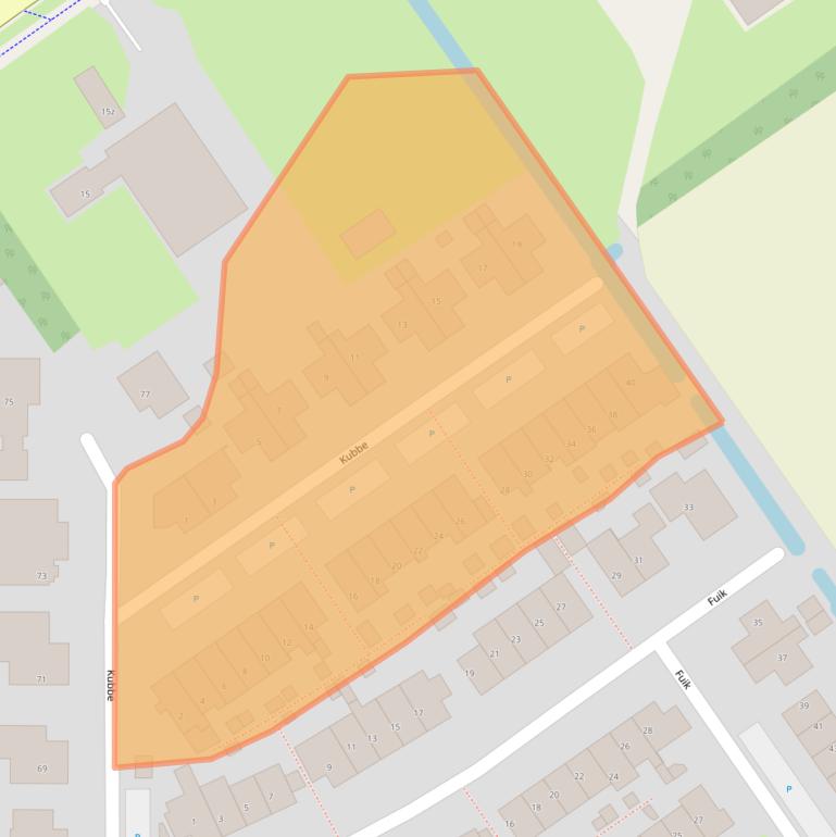 Kaart van postcodegebied 8322DL.