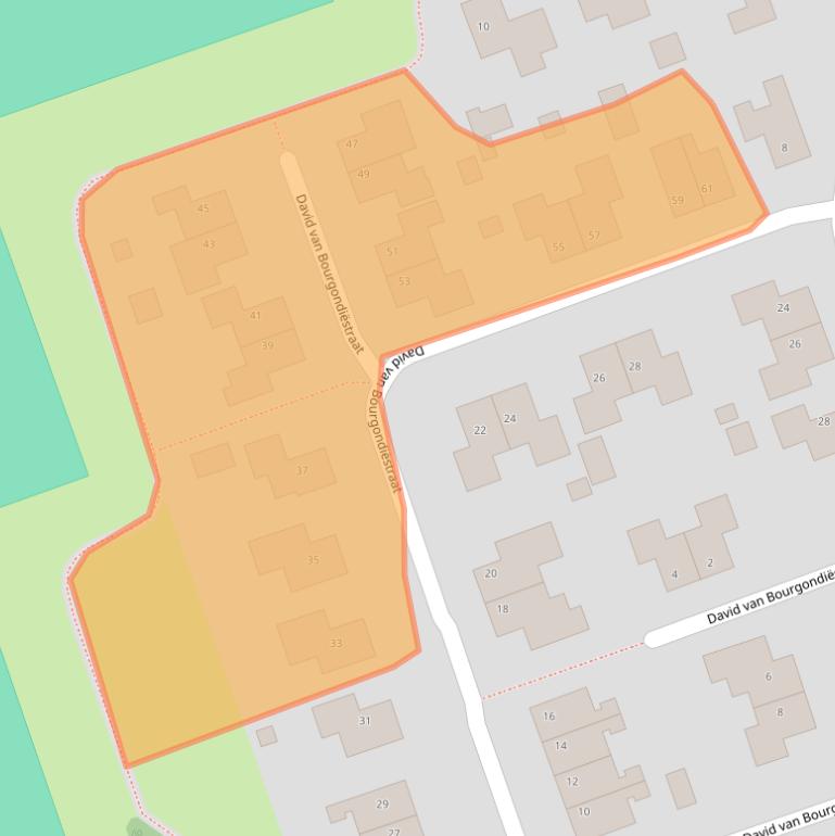 Kaart van postcodegebied 8325GG.