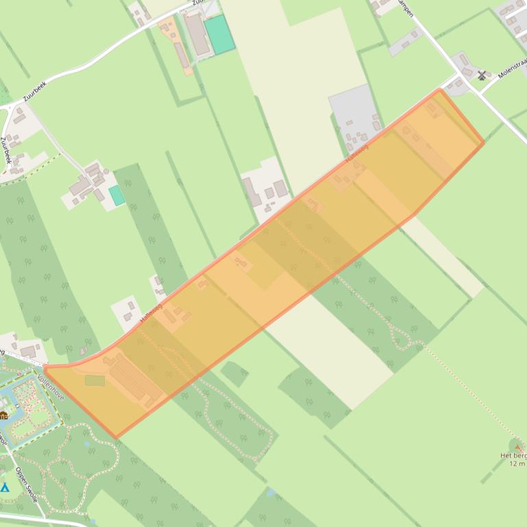 Kaart van postcodegebied 8326AP.