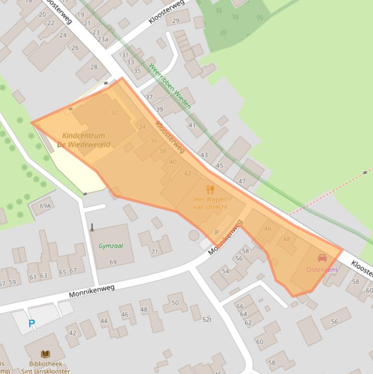 Kaart van postcodegebied 8326CE.