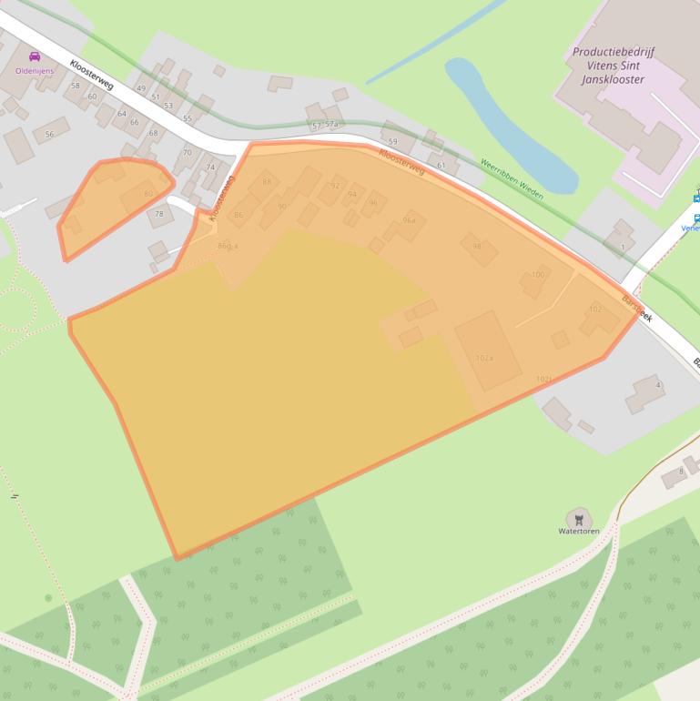 Kaart van postcodegebied 8326CH.