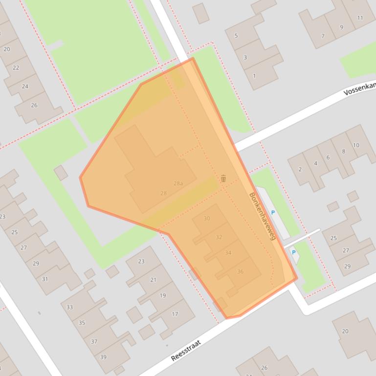 Kaart van postcodegebied 8326CM.