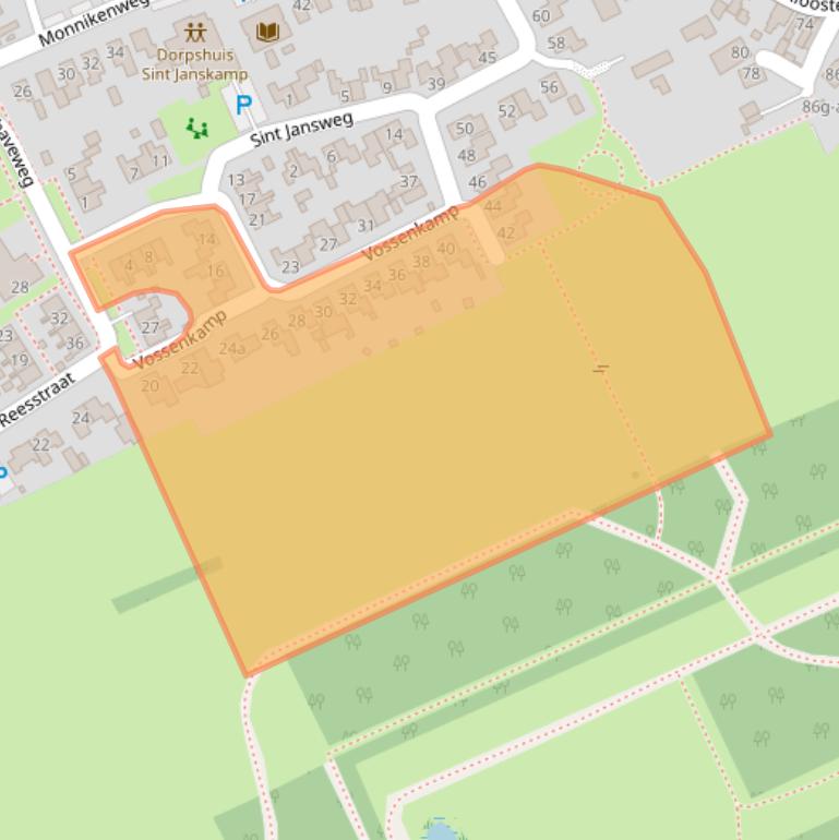 Kaart van postcodegebied 8326DA.