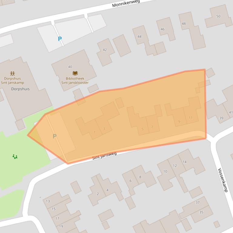 Kaart van postcodegebied 8326DG.