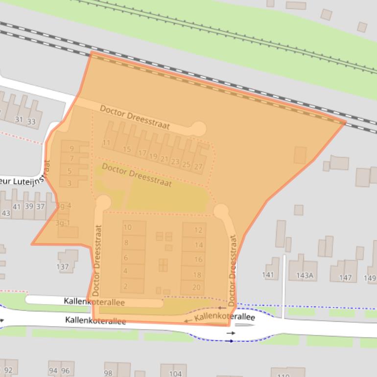 Kaart van postcodegebied 8331AX.