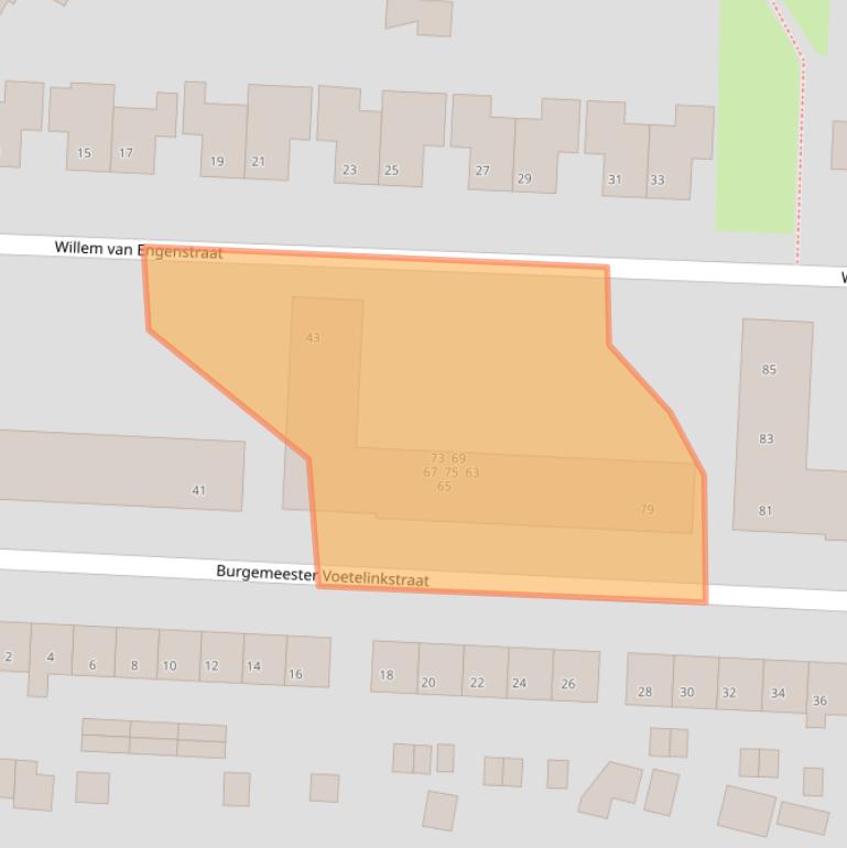 Kaart van postcodegebied 8331BR.