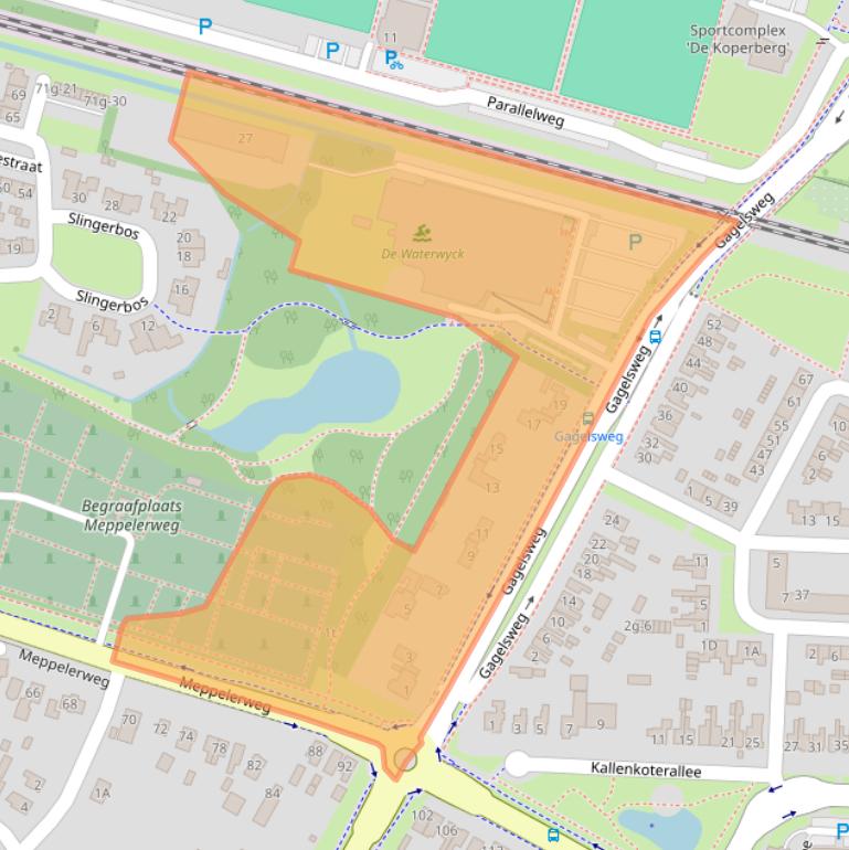Kaart van postcodegebied 8331CM.