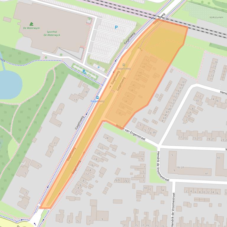 Kaart van postcodegebied 8331CP.
