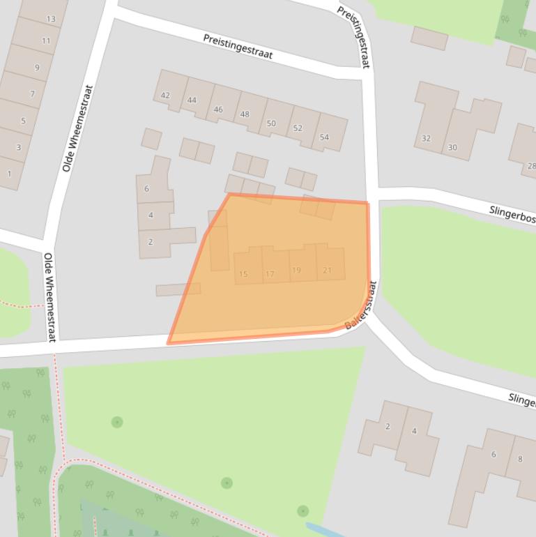 Kaart van postcodegebied 8331DT.