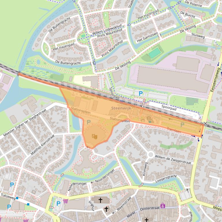 Kaart van postcodegebied 8331GM.