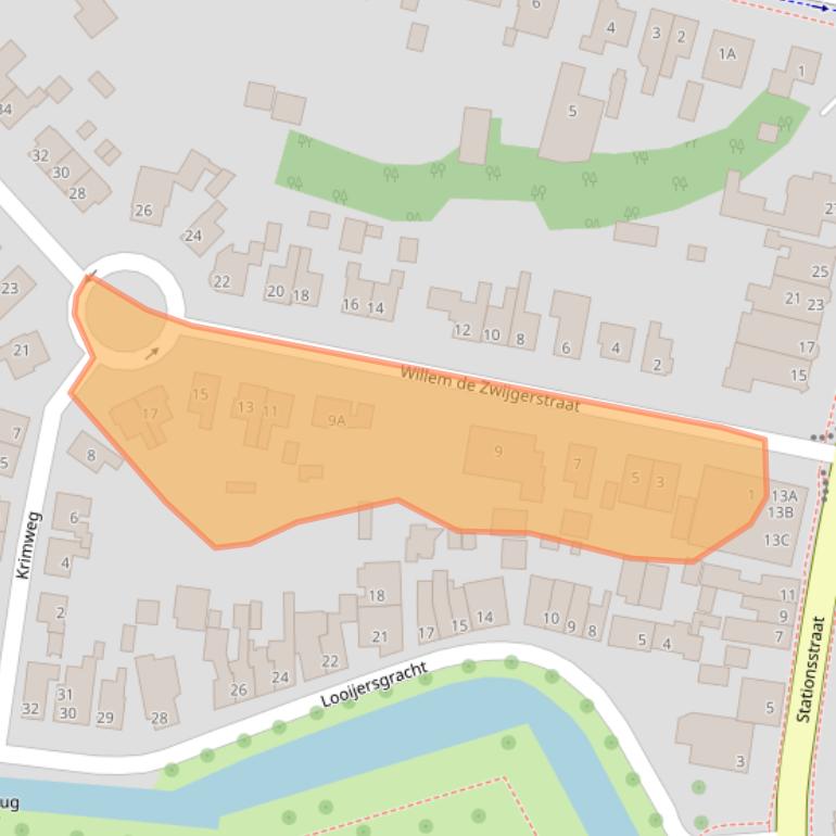 Kaart van postcodegebied 8331GR.