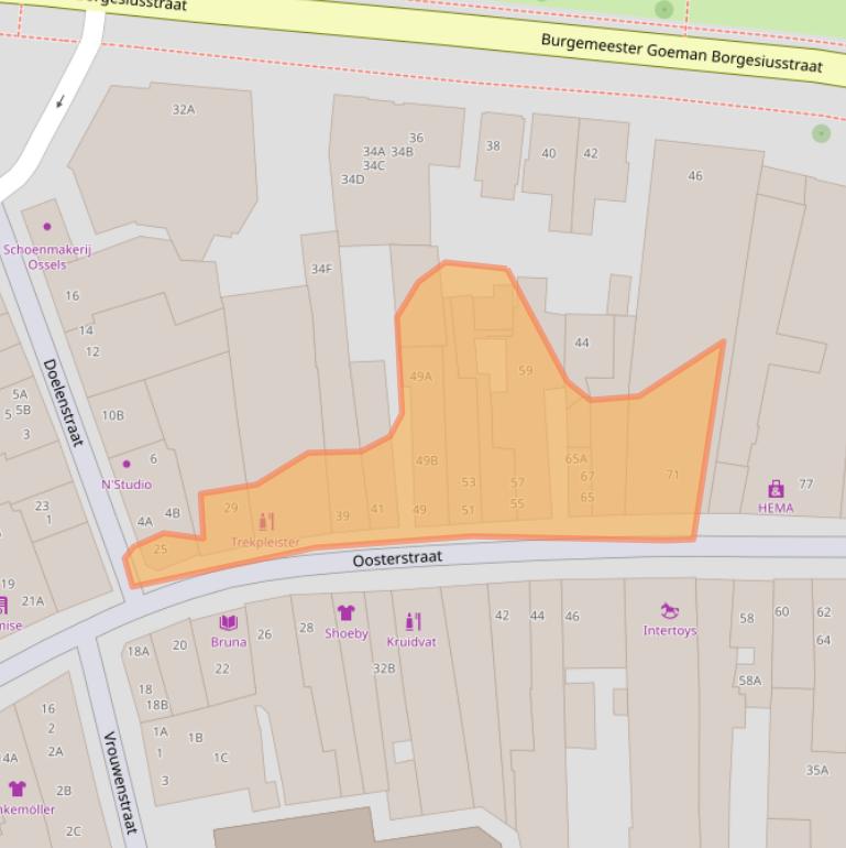 Kaart van postcodegebied 8331HB.