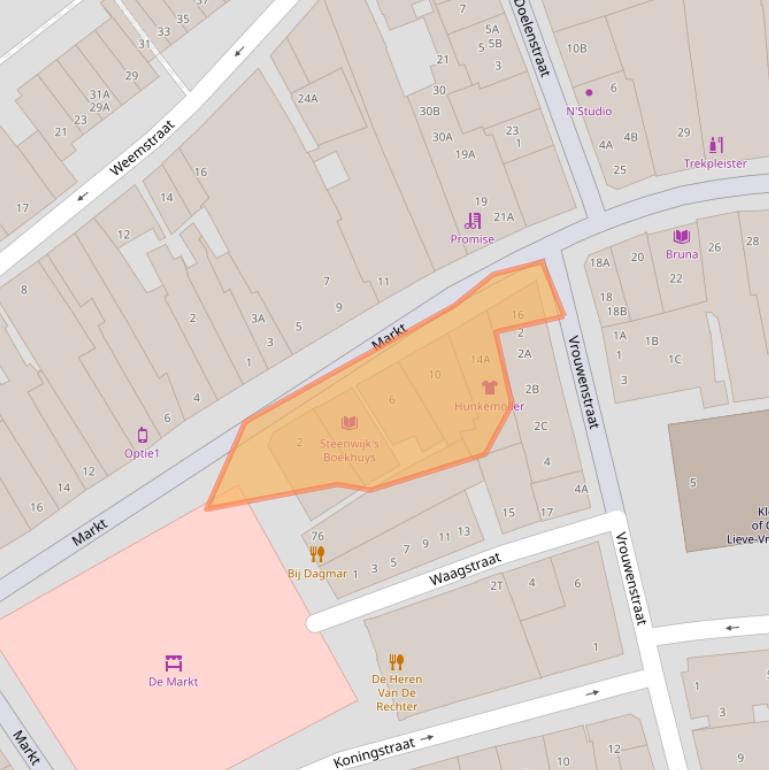 Kaart van postcodegebied 8331HD.