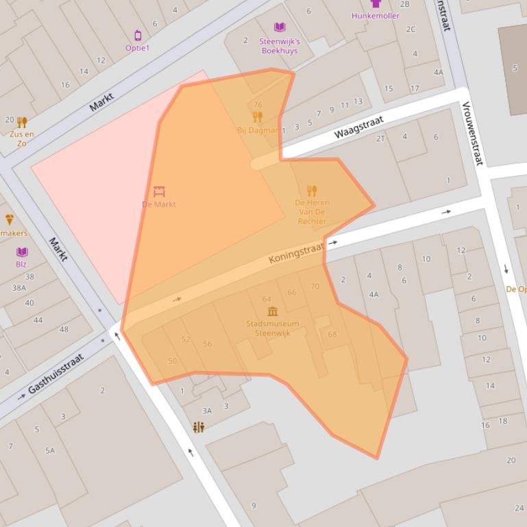 Kaart van postcodegebied 8331HK.