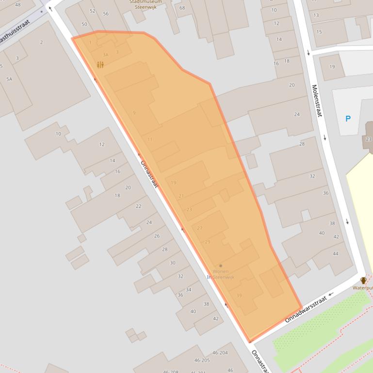 Kaart van postcodegebied 8331HL.