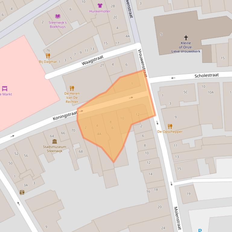 Kaart van postcodegebied 8331HV.