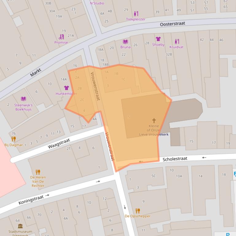 Kaart van postcodegebied 8331HX.